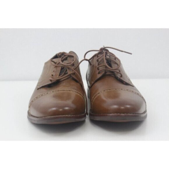 Rockport Men Shoes Style Purpose Cap Toe Oxford M77066 Leather Brown Sz 9.5 W - Picture 3 of 16